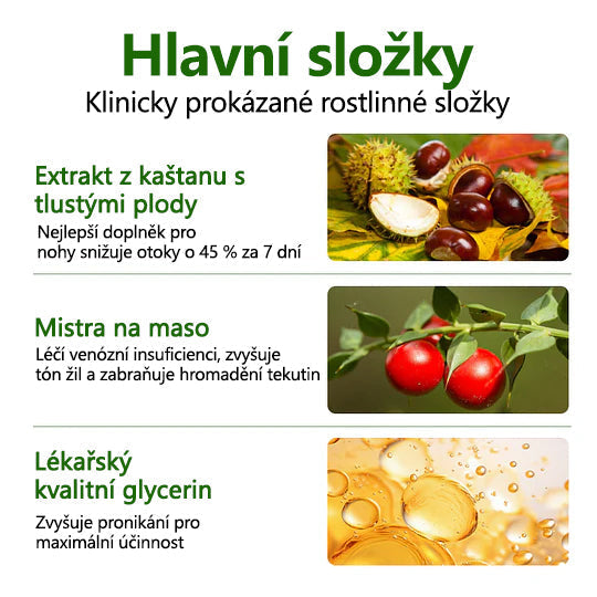 Řekněte sbohem oteklým, bolestivým nohám – CleraNaure® FluidEase Profesionální krém pro prokrvení nohou přináší skutečnou úlevu!🦵