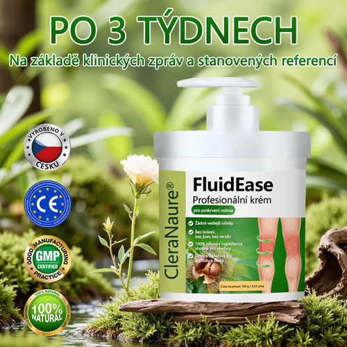 Řekněte sbohem oteklým, bolestivým nohám – CleraNaure® FluidEase Profesionální krém pro prokrvení nohou přináší skutečnou úlevu!🦵