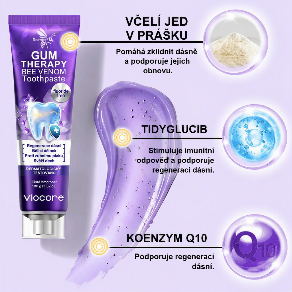 Zubní pasta Timnlik® VioCore s včelím jedem🎁