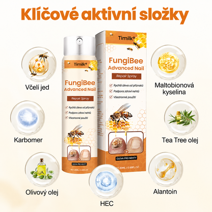 Sprej na opravu nehtů Timilk® FungiBee Advanced⭐️