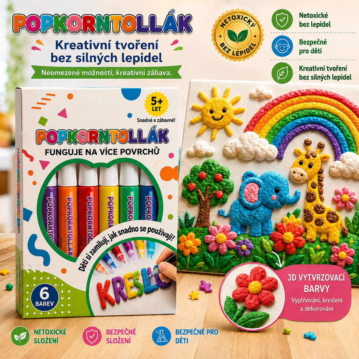 Ušetřete 50 % při dnešní objednávce 丨 CleraNaure® 3D Relief Art Pen – Proměňte své ploché kresby v hmatové 3D umění🔥