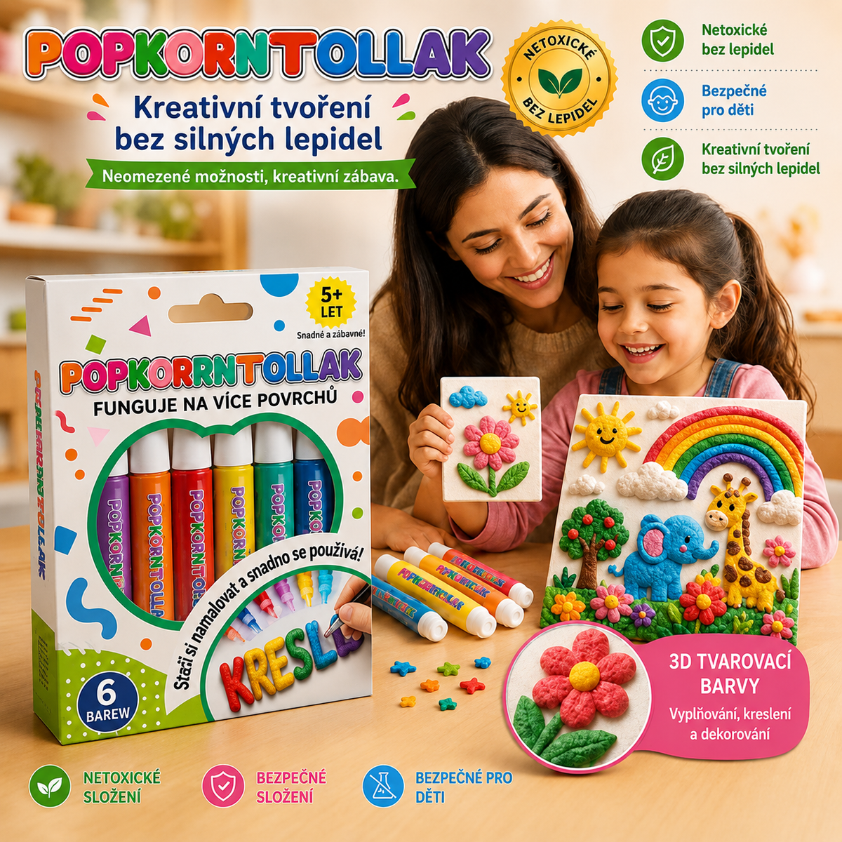 Ušetřete 50 % při dnešní objednávce 丨 CleraNaure® 3D Relief Art Pen – Proměňte své ploché kresby v hmatové 3D umění🔥