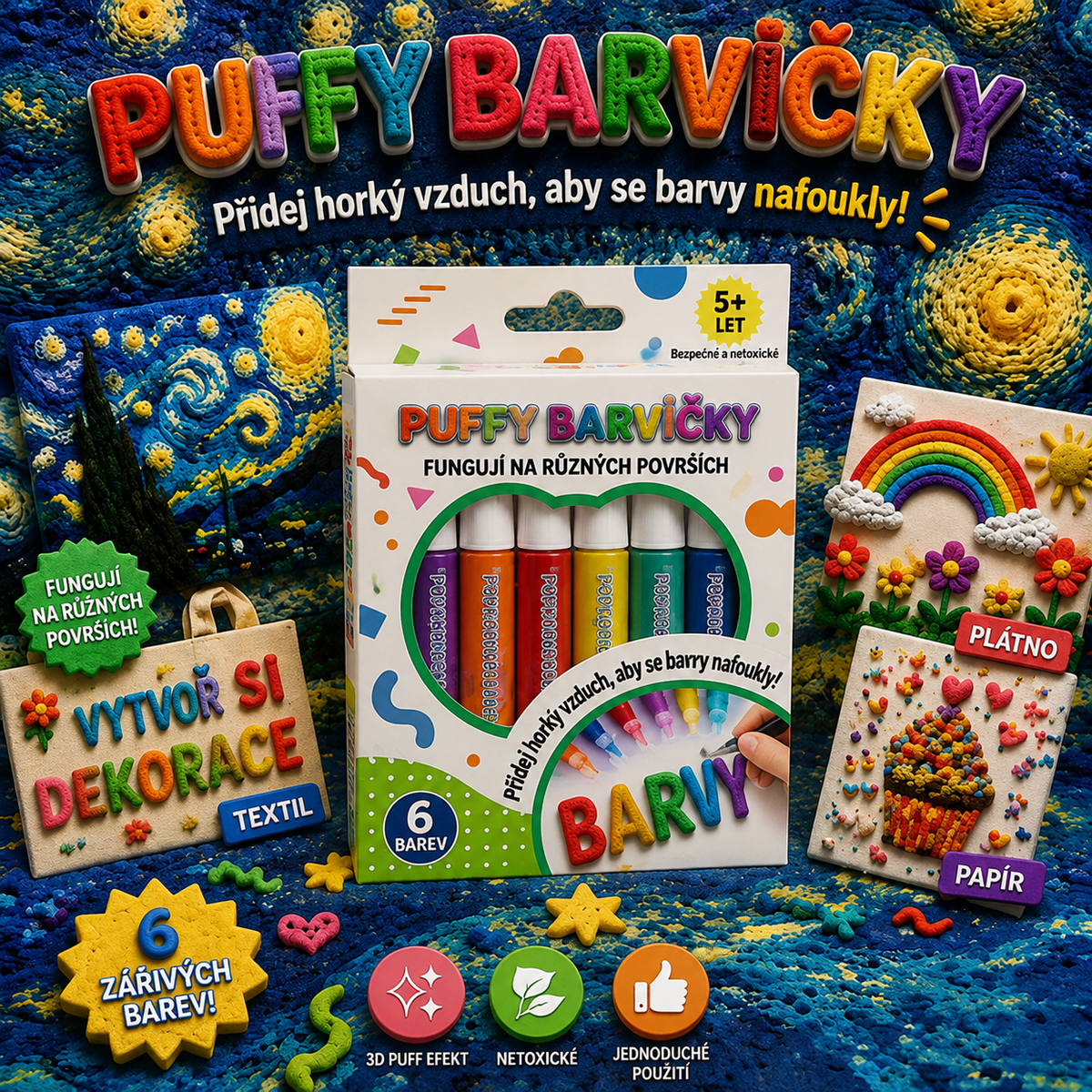 Ušetřete 50 % při dnešní objednávce 丨 CleraNaure® 3D Relief Art Pen – Proměňte své ploché kresby v hmatové 3D umění🔥